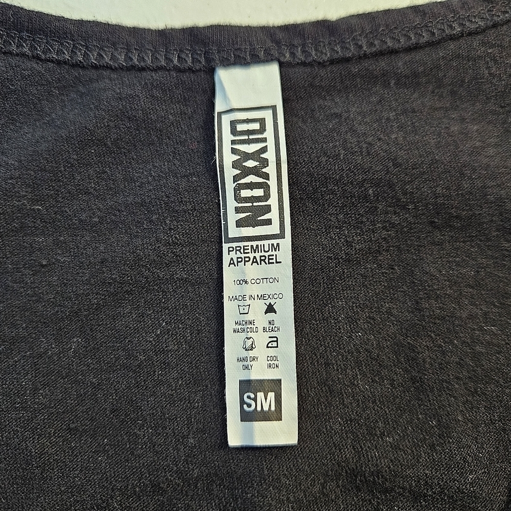 DIXXON Mens Black Tank Top Too Blessed Skull S - Picture 4 of 7